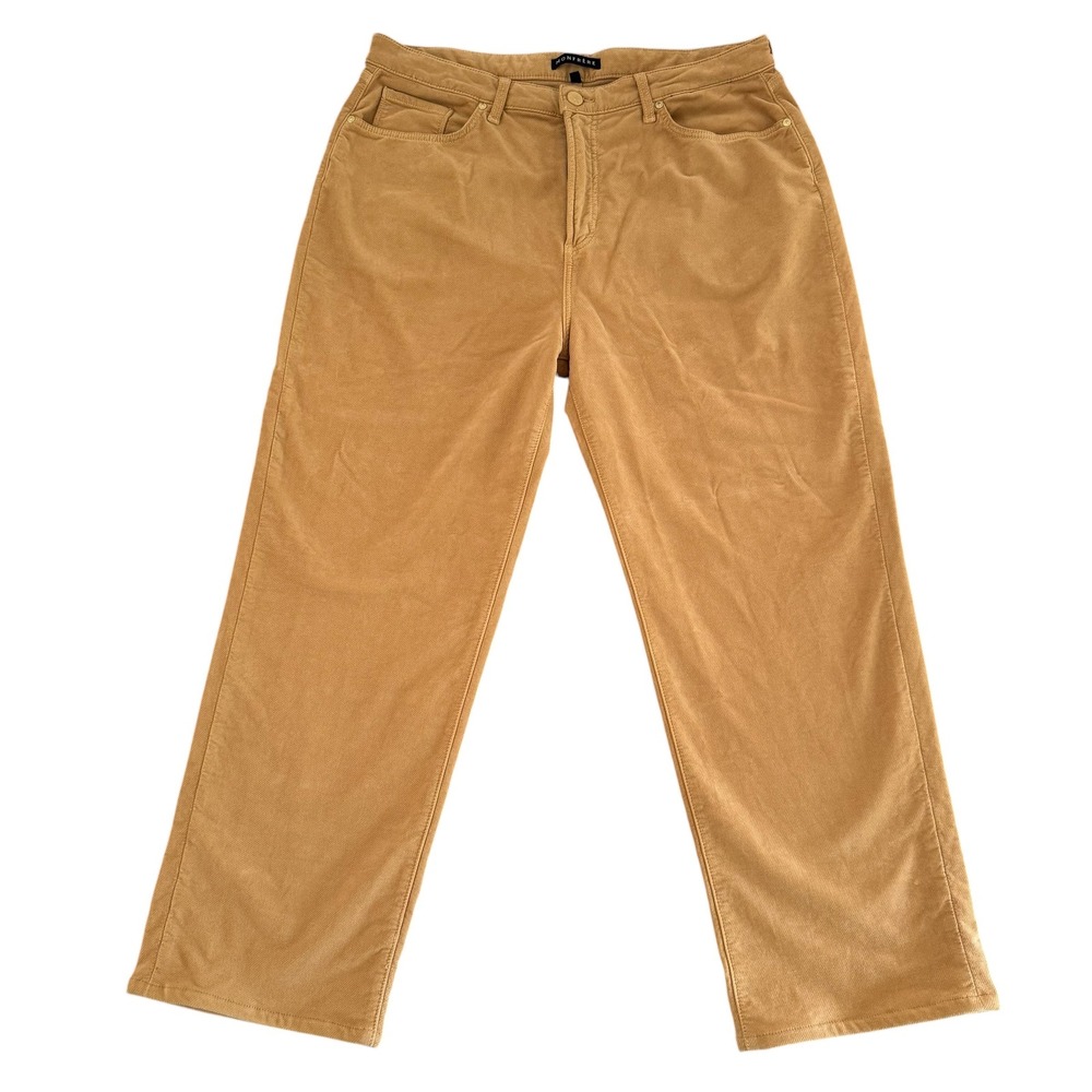 Monfrere Jayden 38x29 Biscotti Tan Straight Leg Men's Corduroy Pants 1032V93270